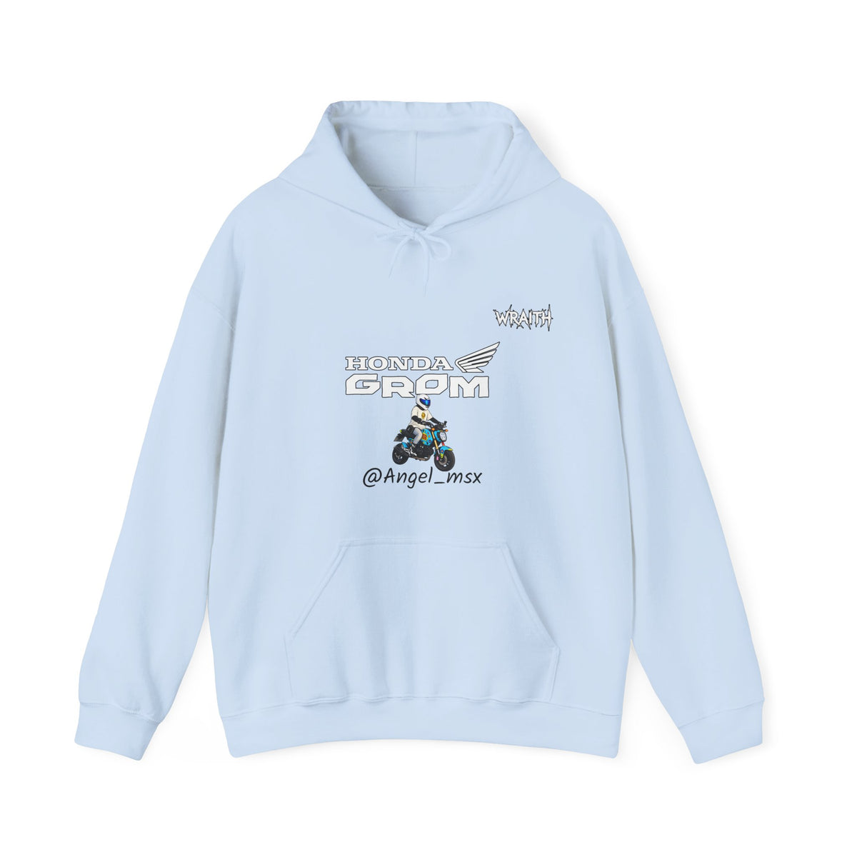 Honda Grom Hoodie — @Angel_msx Motorcycle Graphic Pullover
