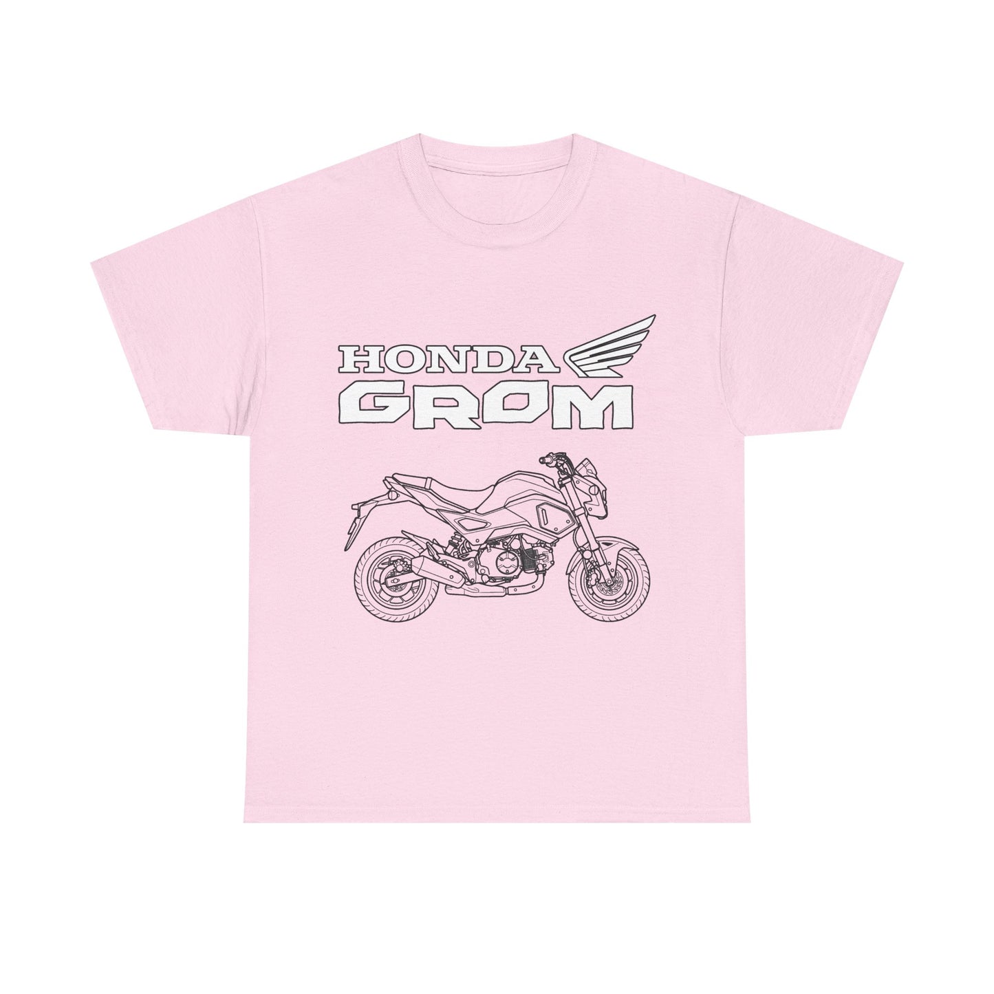 Honda Grom Motorcycle Tee | Grom Bike Illustration