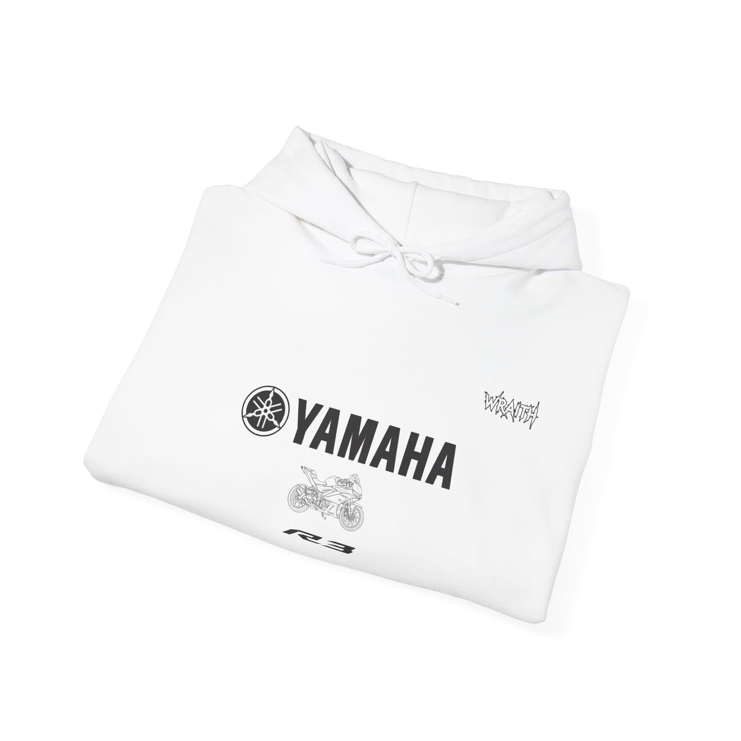 Yamaha R3 Motorcycle Hoodie — Graphic Rider Sweatshirt