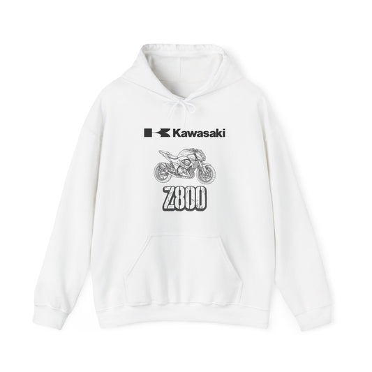 Kawasaki Z800 Motorcycle Hoodie | Z800 Sportbike Graphic