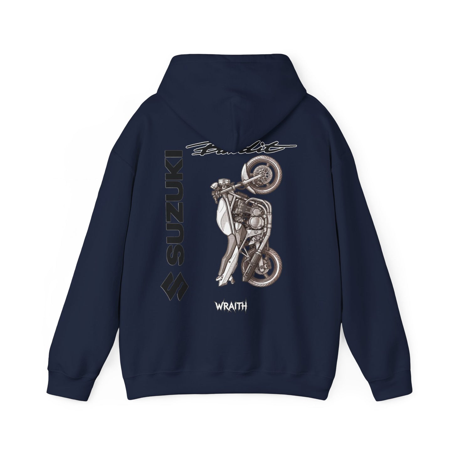 Suzuki Bandit 600 MK 2 Pinup Hoodie | Vintage Bike Illustration, Suzuki Logo