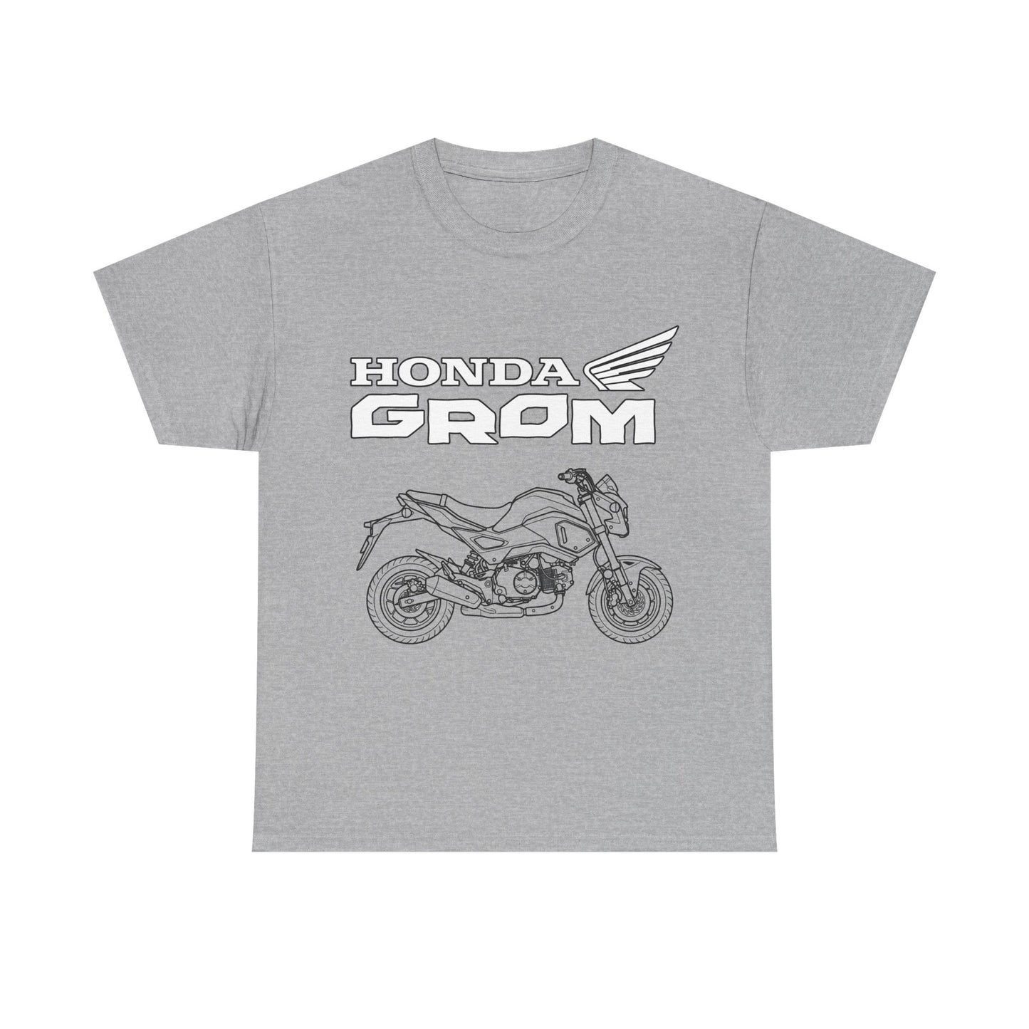 Honda Grom Motorcycle Tee | Grom Bike Illustration