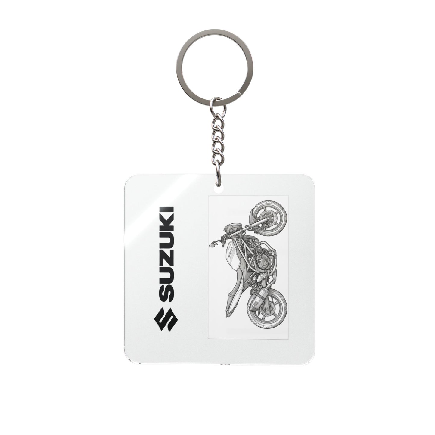 2017+ sv650 Square Keychain