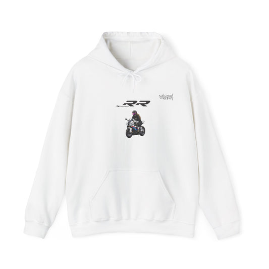 @ 𝔇𝔞𝔦𝔫𝔢𝔰𝔢𝔓𝔯𝔦𝔫𝔠𝔢𝔰𝔰  Custom BMW S1000RR   Motorcycle Hoodie — Rider Graphic Hoodie with 'BMW S1000 R'