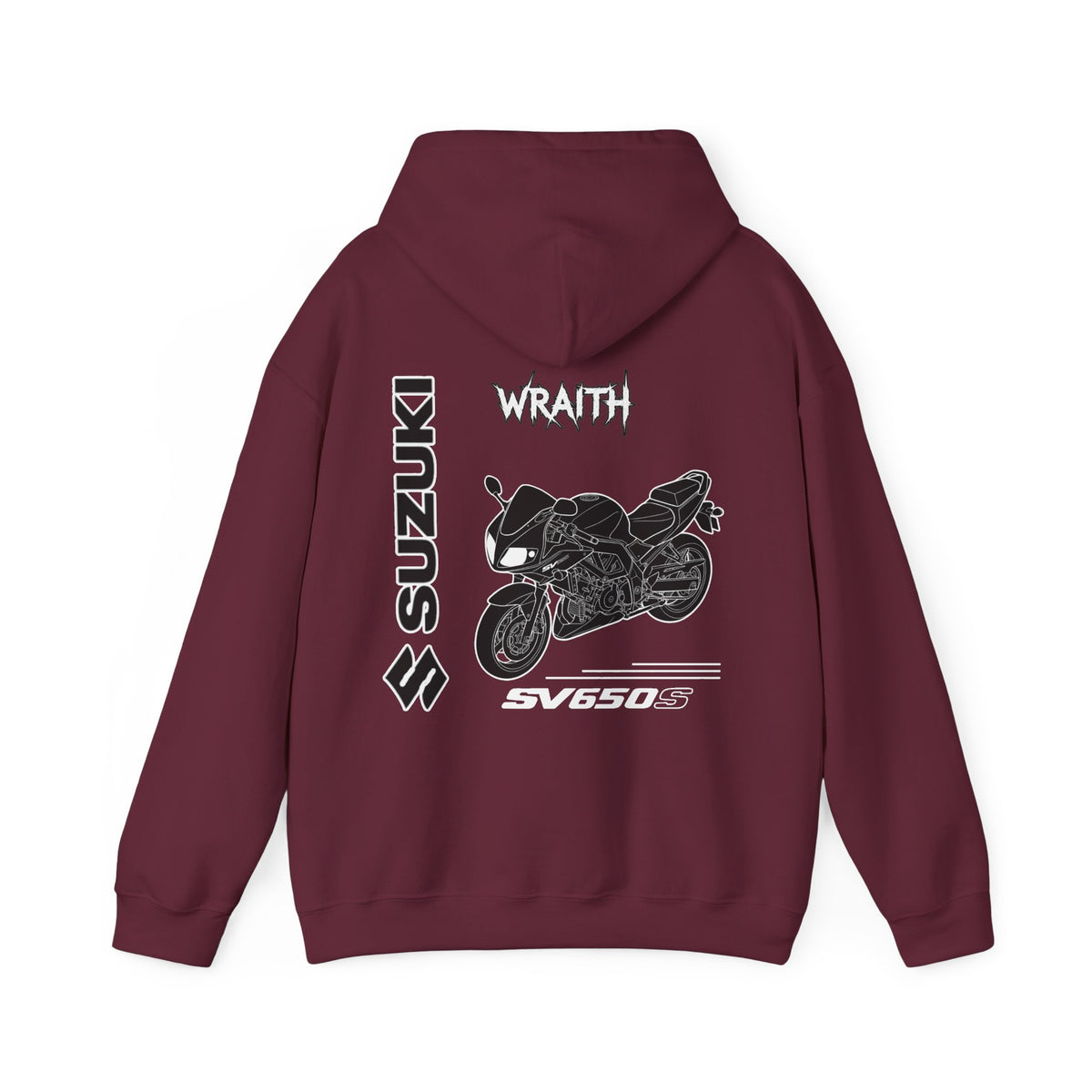Suzuki Wraith SV650s  Motorcycle Hoodie — Vintage Sportbike Pullover