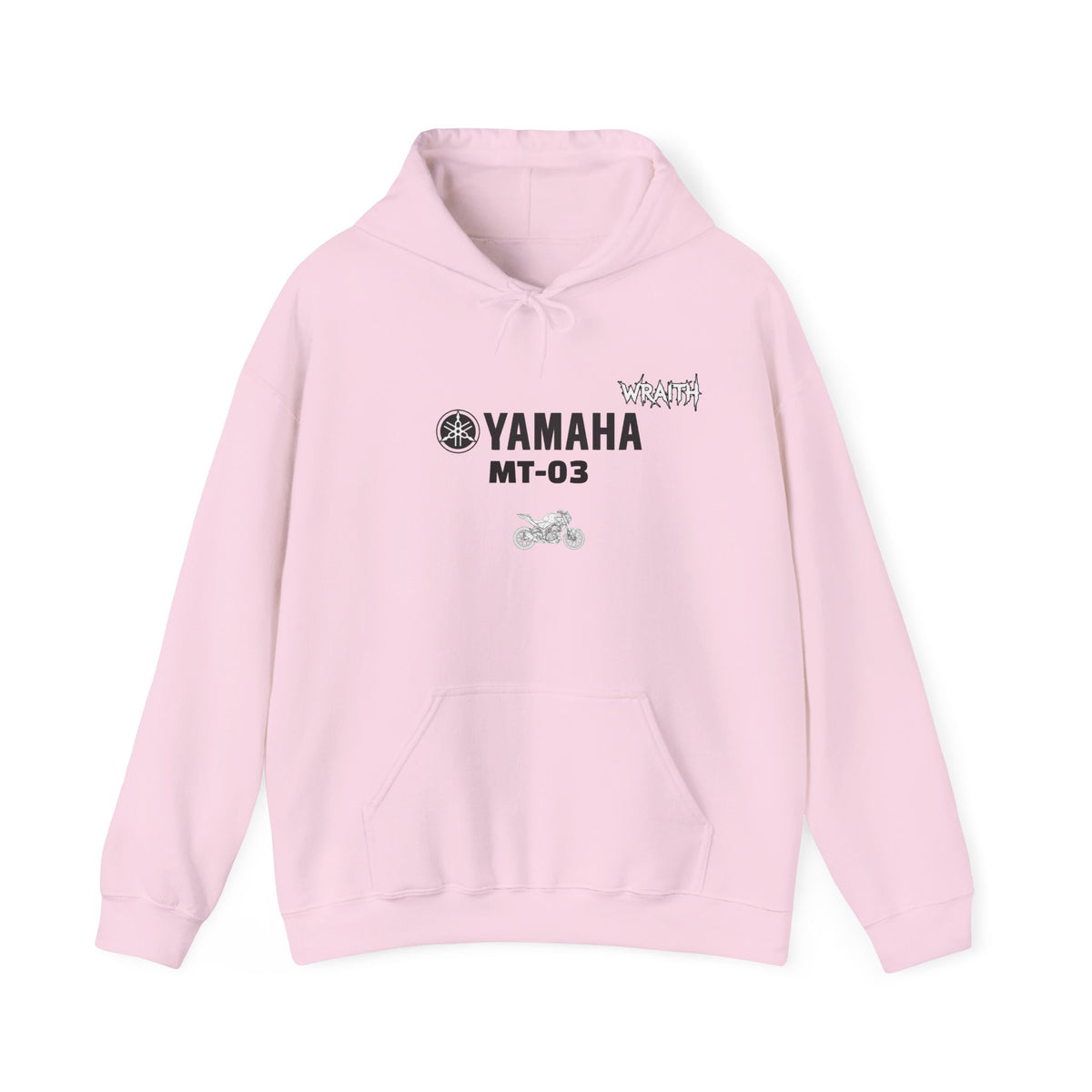 Yamaha MT-03 Motorcycle Graphic Hoodie - Rider Stunt Logo Pullover