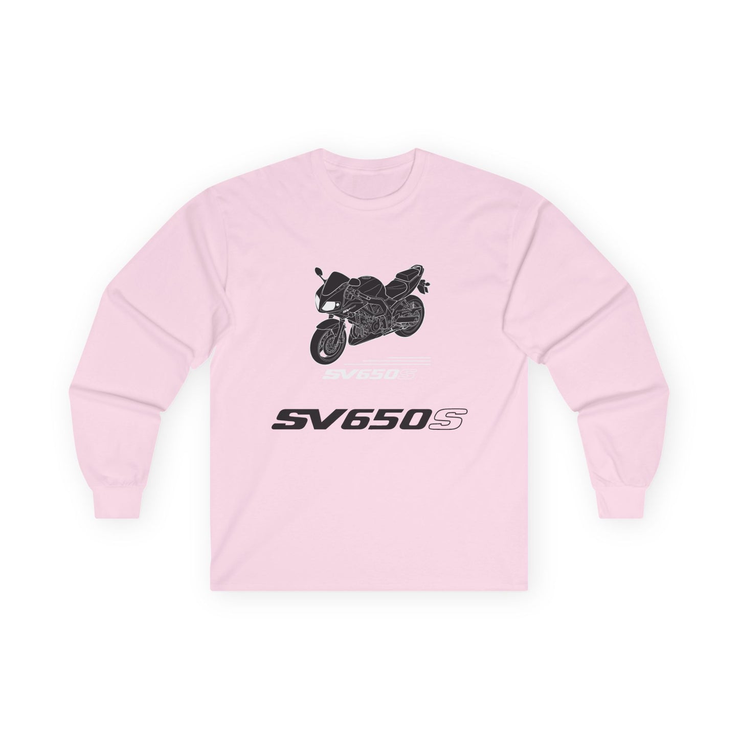 SV650S Motorcycle Illustration Long Sleeve Tee | Sportbike SV 650 S Shirt