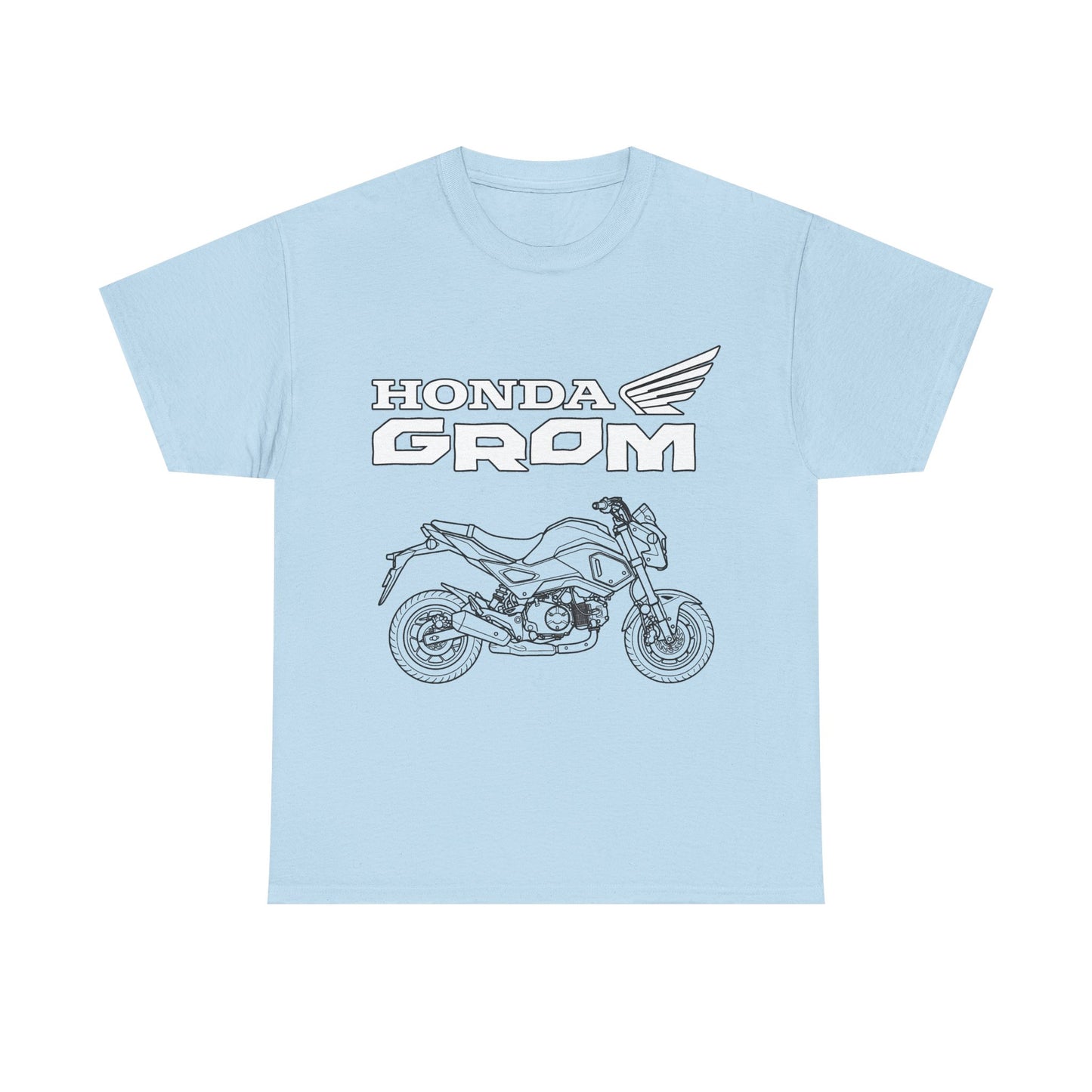 Honda Grom Motorcycle Tee | Grom Bike Illustration