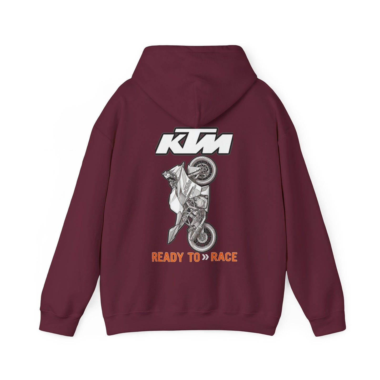 KTM RC 125Ready to Race Motorcycle Hoodie | Racing Bike Graphic Pullover
