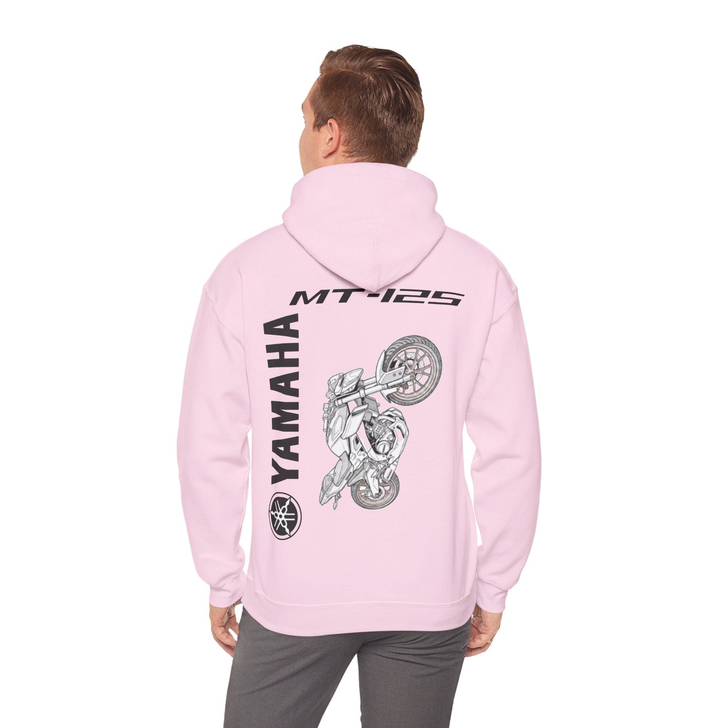 Yamaha MT-125 Motorcycle Hoodie | Motorbike Illustration Sweatshirt