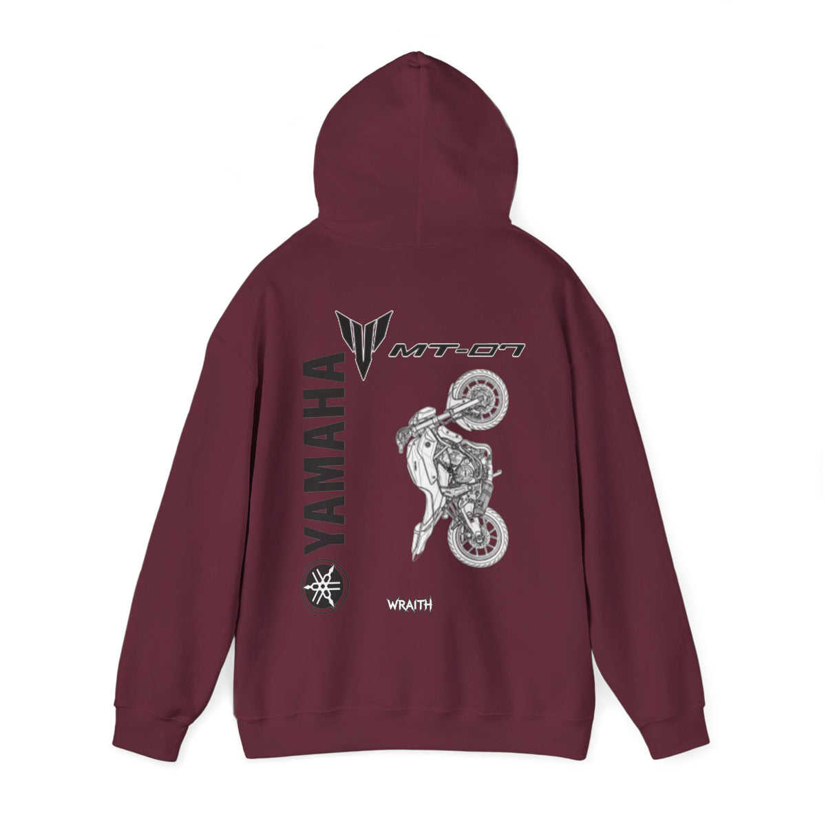 Yamaha MT-07 Motorcycle Hoodie Pullover