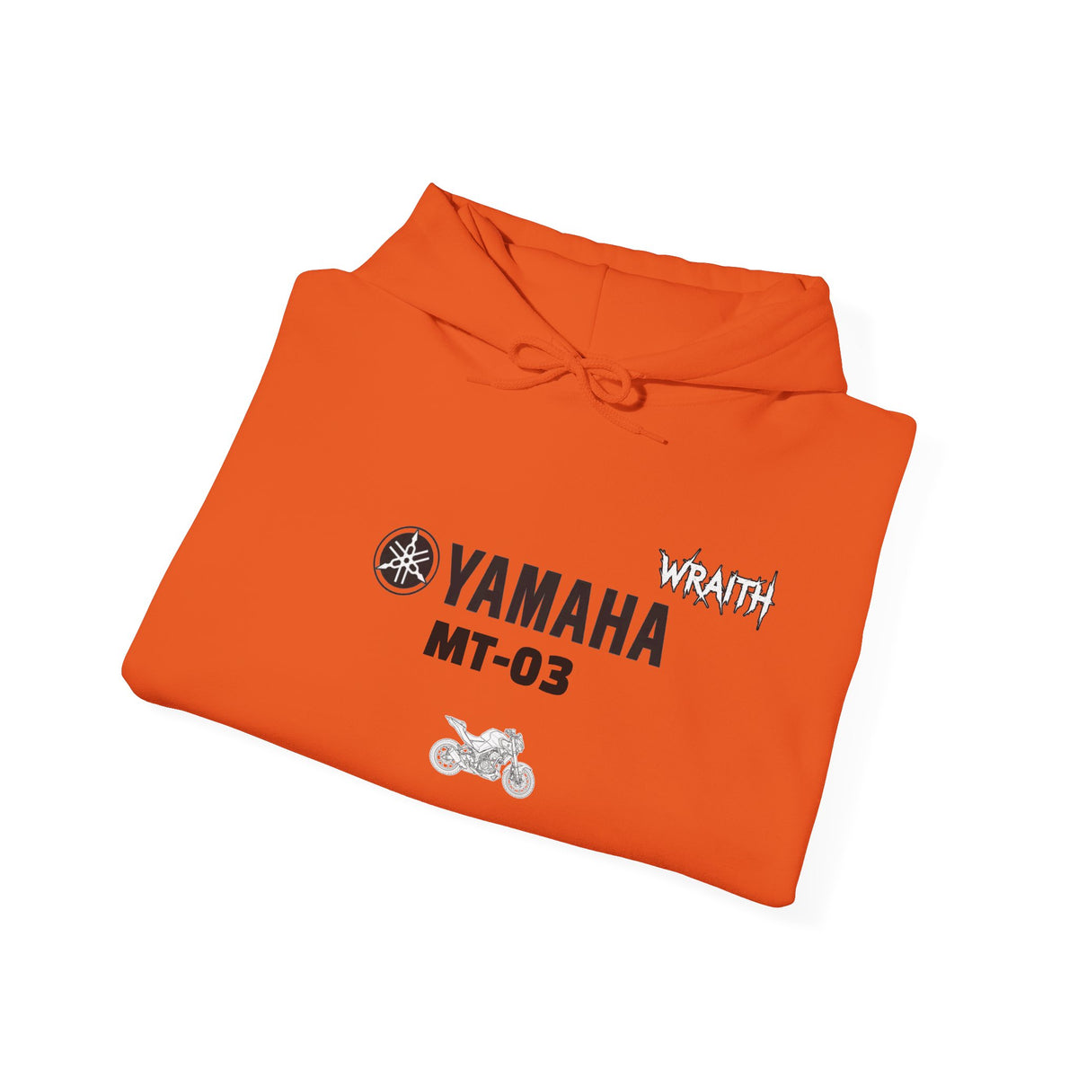 Yamaha MT-03 Motorcycle Graphic Hoodie - Rider Stunt Logo Pullover